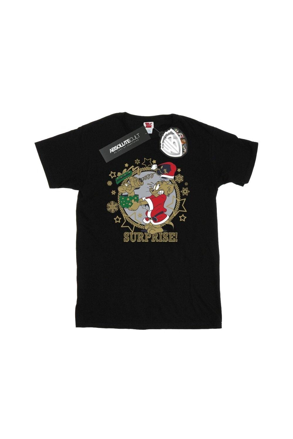 Футболка с рождественским сюрпризом Tom & Jerry, черный
Футболка с рождественским сюрпризом Tom & Jerry, черный