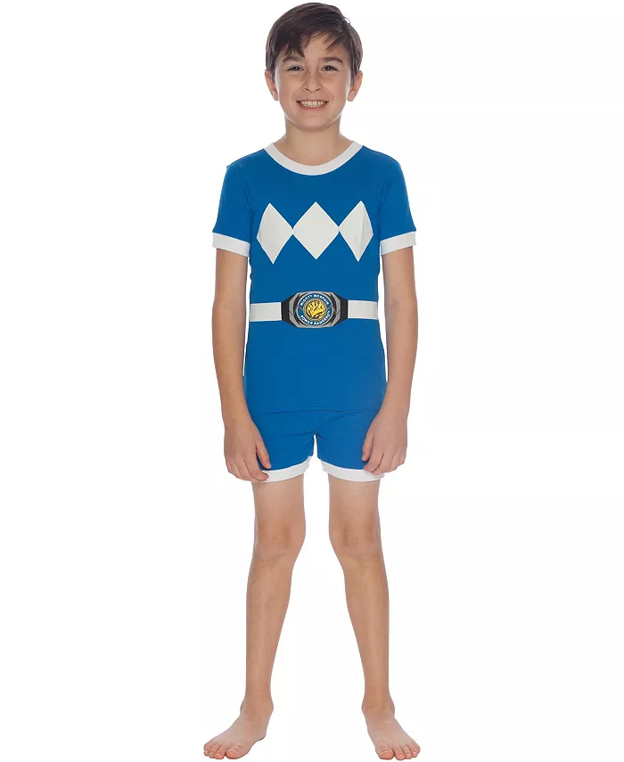 Детский облегающий пижамный комплект из 2 предметов из хлопка с героями мультфильмов Power Rangers, синий
Детский облегающий пижамный комплект из 2 предметов из хлопка с героями мультфильмов Power Rangers, синий