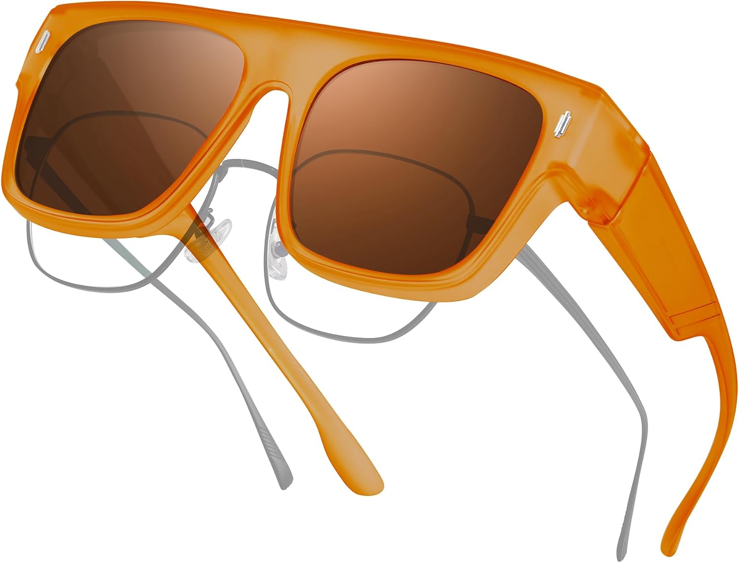 Солнцезащитные очки LVIOE Fit Over Glasses для женщин, квадратные, увеличенного размера, поляризованные, с защитой от УФ-излучения, A03 Brown Frame/ Grey Polarized Lenses
Солнцезащитные очки LVIOE Fit Over Glasses для женщин, квадратные, увеличенного размера, поляризованные, с защитой от УФ-излучения, A03 Brown Frame/ Grey Polarized Lenses