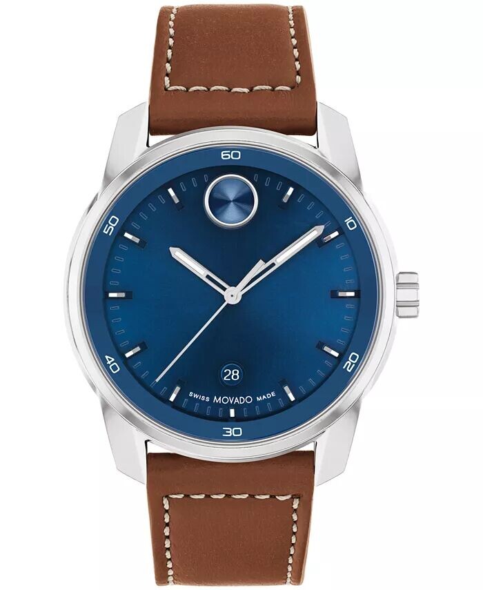 Мужские часы Bold Verso со швейцарским кварцевым коньячным кожаным ремешком, 42 мм Movado
Мужские часы Bold Verso со швейцарским кварцевым коньячным кожаным ремешком, 42 мм Movado