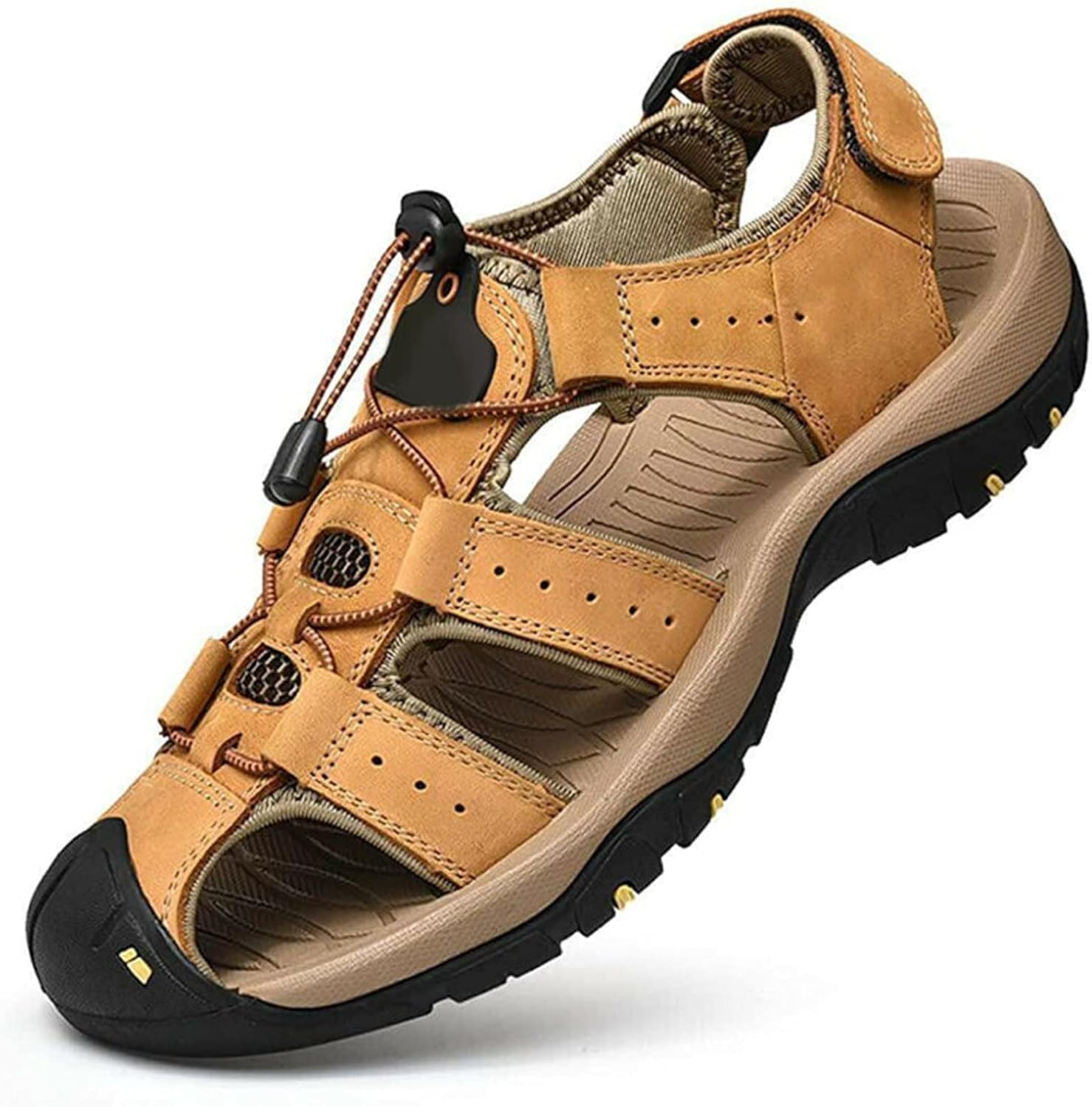 Черные походные сандалии для мужчин, модные с закрытым носком, летние сандалии, повседневная легкая обувь для рыбалки и путешествий Generic
Черные походные сандалии для мужчин, модные с закрытым носком, летние сандалии, повседневная легкая обувь для рыбалки и путешествий Generic