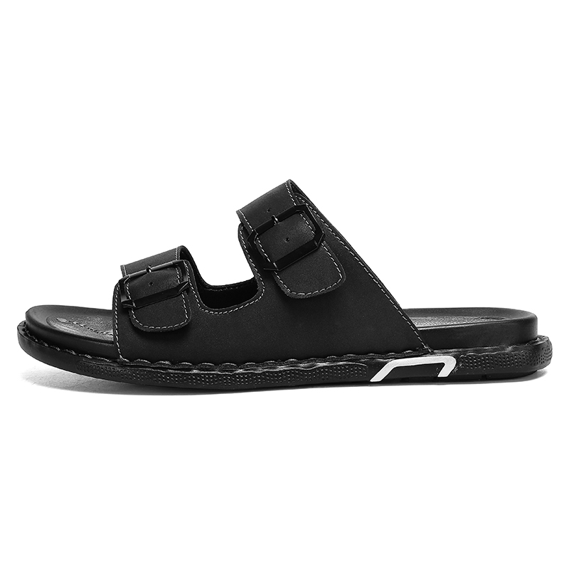 LONGYING Тапочки-слайды мужские, черно-коричневые
LONGYING Тапочки-слайды мужские, черно-коричневые