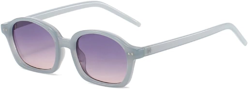 Солнцезащитные очки для мужчин и женщин - защита UV400 - маленькие овальные, с градиентным переходом цвета, в стиле панк, с заклепками, для занятий спортом на открытом воздухе DSVIGF, Gray Blue Gray Pink
Солнцезащитные очки для мужчин и женщин - защита UV400 - маленькие овальные, с градиентным переходом цвета, в стиле панк, с заклепками, для занятий спортом на открытом воздухе DSVIGF, Gray Blue Gray Pink