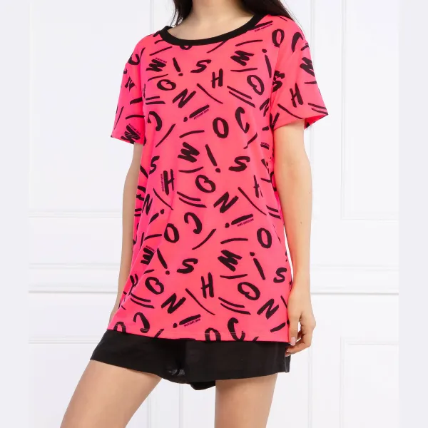 Футболка свободного кроя Moschino, фуксия
Футболка свободного кроя Moschino, фуксия