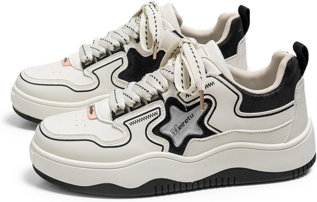 Мужские кроссовки на платформе в стиле Y2K с звездой, дышащие, повседневные для ходьбы, низкие кеды для скейтборда, для уличного стиля и кампуса Zhoupulp, черный
Мужские кроссовки на платформе в стиле Y2K с звездой, дышащие, повседневные для ходьбы, низкие кеды для скейтборда, для уличного стиля и кампуса Zhoupulp, черный