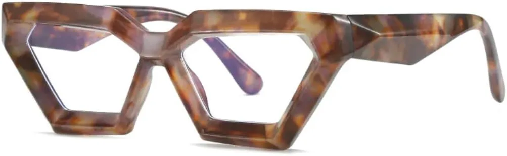 Модные солнцезащитные очки Polygon Cat Eye для женщин, оправа с пружинным шарниром, для мужчин – прозрачная оправа с леопардовым принтом VVTWSSW, Pattern
Модные солнцезащитные очки Polygon Cat Eye для женщин, оправа с пружинным шарниром, для мужчин – прозрачная оправа с леопардовым принтом VVTWSSW, Pattern