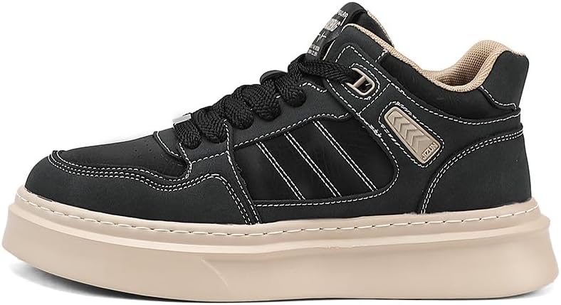 Мужские модные кроссовки на платформе с шнуровкой, с круглым носком, низкие, противоскользящие, повседневные, массивные, для тренировок, спорта, тенниса, бега и ходьбы Lhyxu, черный
Мужские модные кроссовки на платформе с шнуровкой, с круглым носком, низкие, противоскользящие, повседневные, массивные, для тренировок, спорта, тенниса, бега и ходьбы Lhyxu, черный