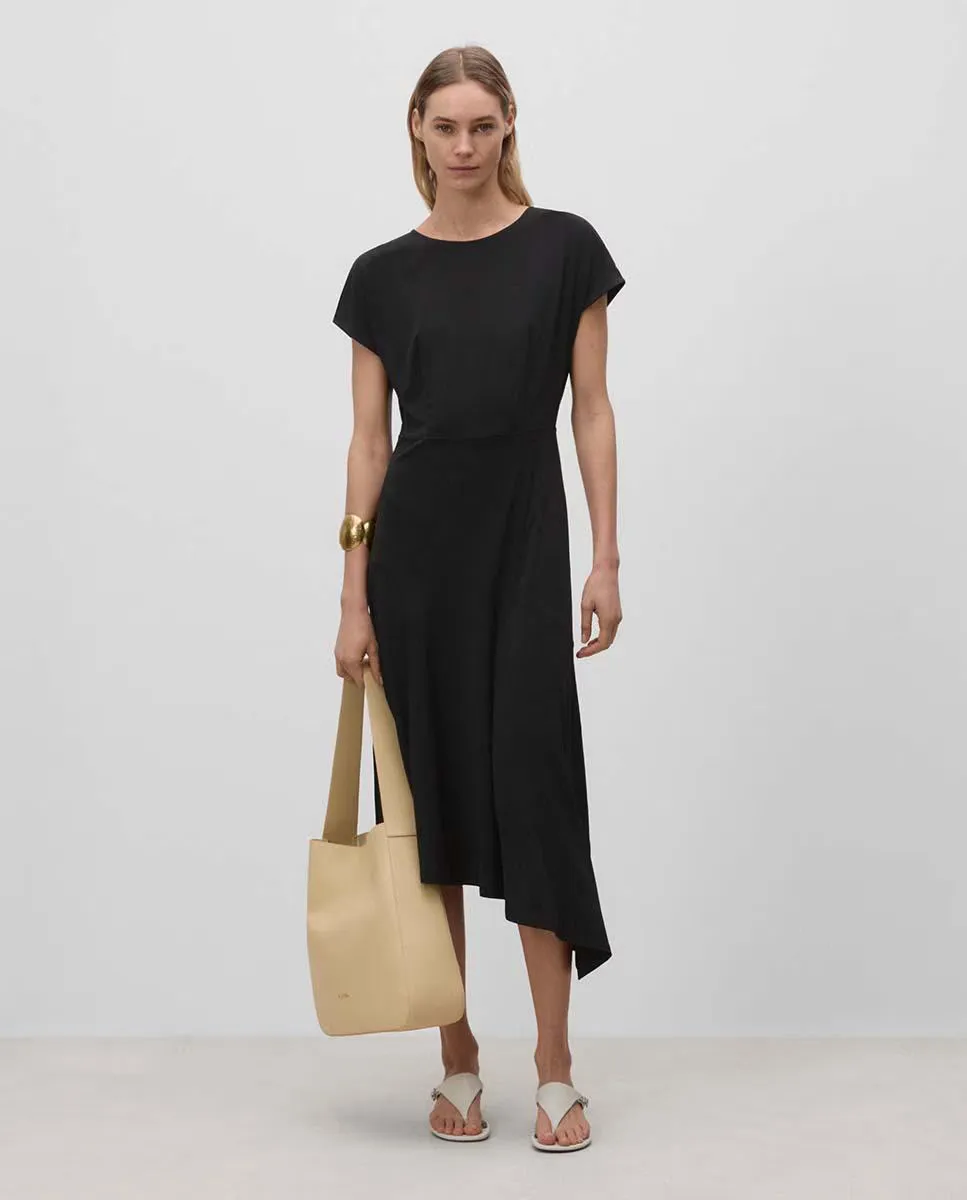 Платье с каплевидным вырезом миди Simorra, черный
Платье с каплевидным вырезом миди Simorra, черный