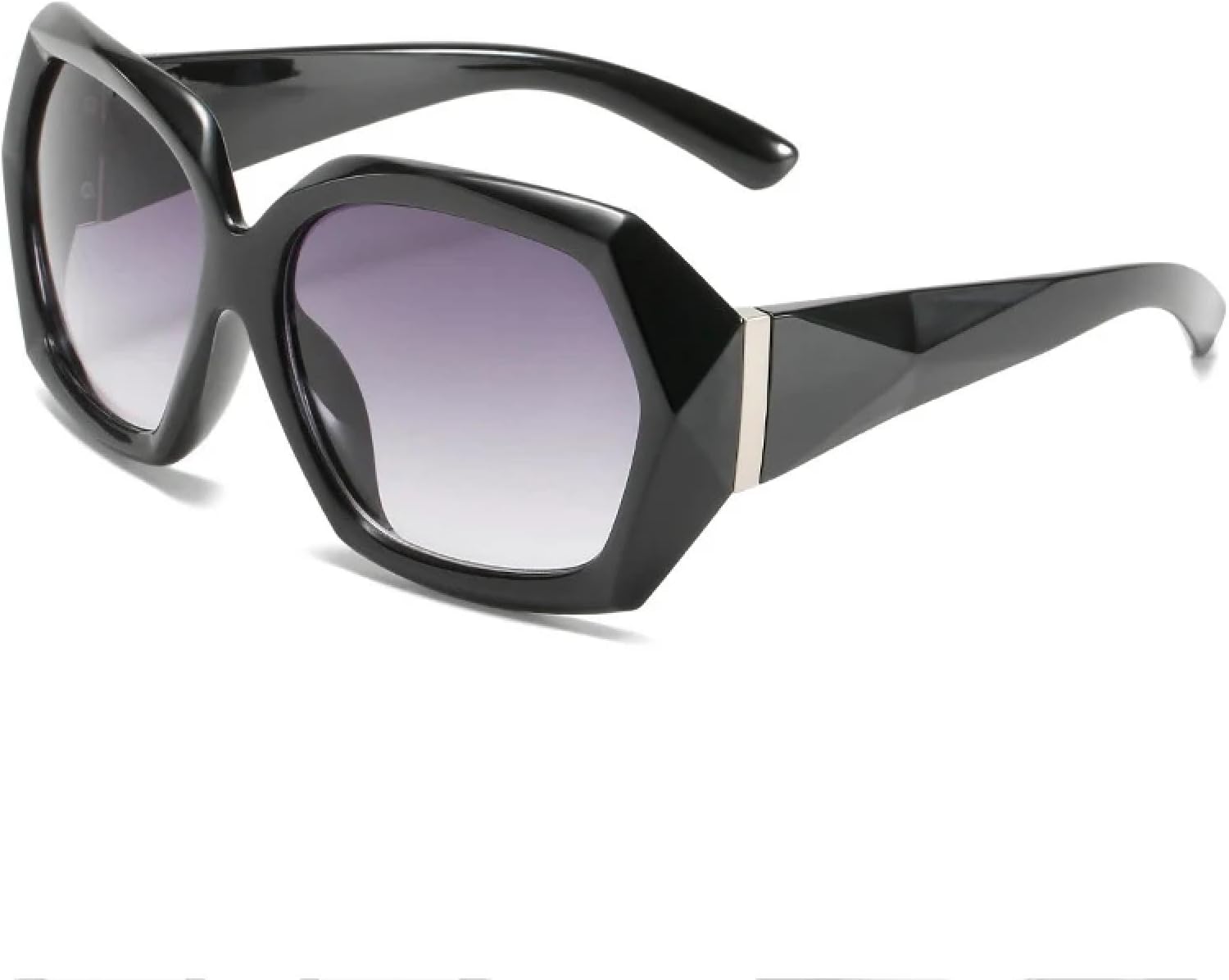 Модные солнцезащитные очки для женщин и мужчин, винтажные, в крупной металлической оправе, для активного отдыха и вождения, защита от УФ-излучения UV400 TKKTLLT, Black Gradient Gray
Модные солнцезащитные очки для женщин и мужчин, винтажные, в крупной металлической оправе, для активного отдыха и вождения, защита от УФ-излучения UV400 TKKTLLT, Black Gradient Gray