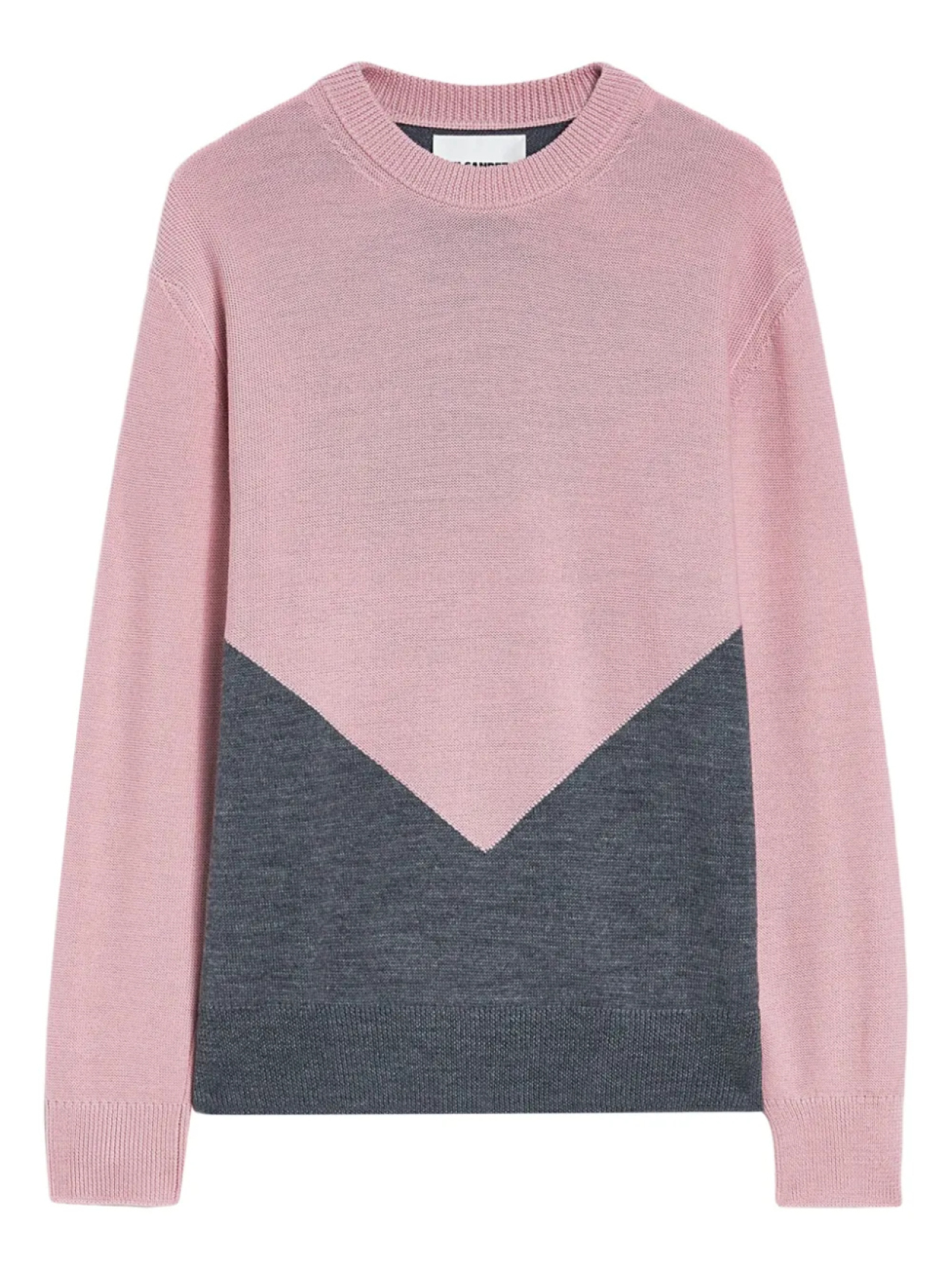 Jil Sander свитер в стиле колор-блок, розовый
Jil Sander свитер в стиле колор-блок, розовый