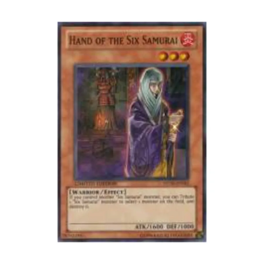 CCG Рука Шести Самураев (Супер Редкий), Yu-Gi-Oh - Promo - Special Edition - Singles
CCG Рука Шести Самураев (Супер Редкий), Yu-Gi-Oh - Promo - Special Edition - Singles