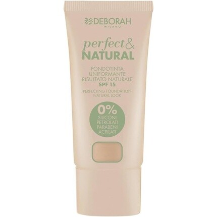 Perfect & Natural Foundation 01 Светло-бежевый 30 мл Deborah
Perfect & Natural Foundation 01 Светло-бежевый 30 мл Deborah