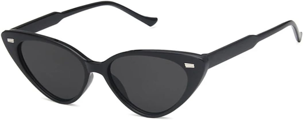 Модные винтажные солнцезащитные очки «кошачий глаз» с заклепками для женщин и мужчин, солнцезащитные очки в маленькой оправе, женские ретро-очки для путешествий VVTWSSW, Black Gray
Модные винтажные солнцезащитные очки «кошачий глаз» с заклепками для женщин и мужчин, солнцезащитные очки в маленькой оправе, женские ретро-очки для путешествий VVTWSSW, Black Gray