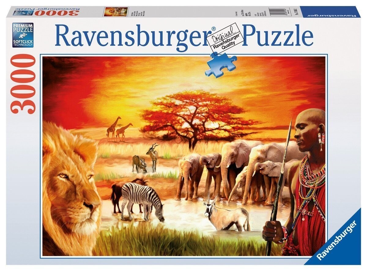 Ravensburger, пазл, Масаи Саванна, 3000 шт.
Ravensburger, пазл, Масаи Саванна, 3000 шт.