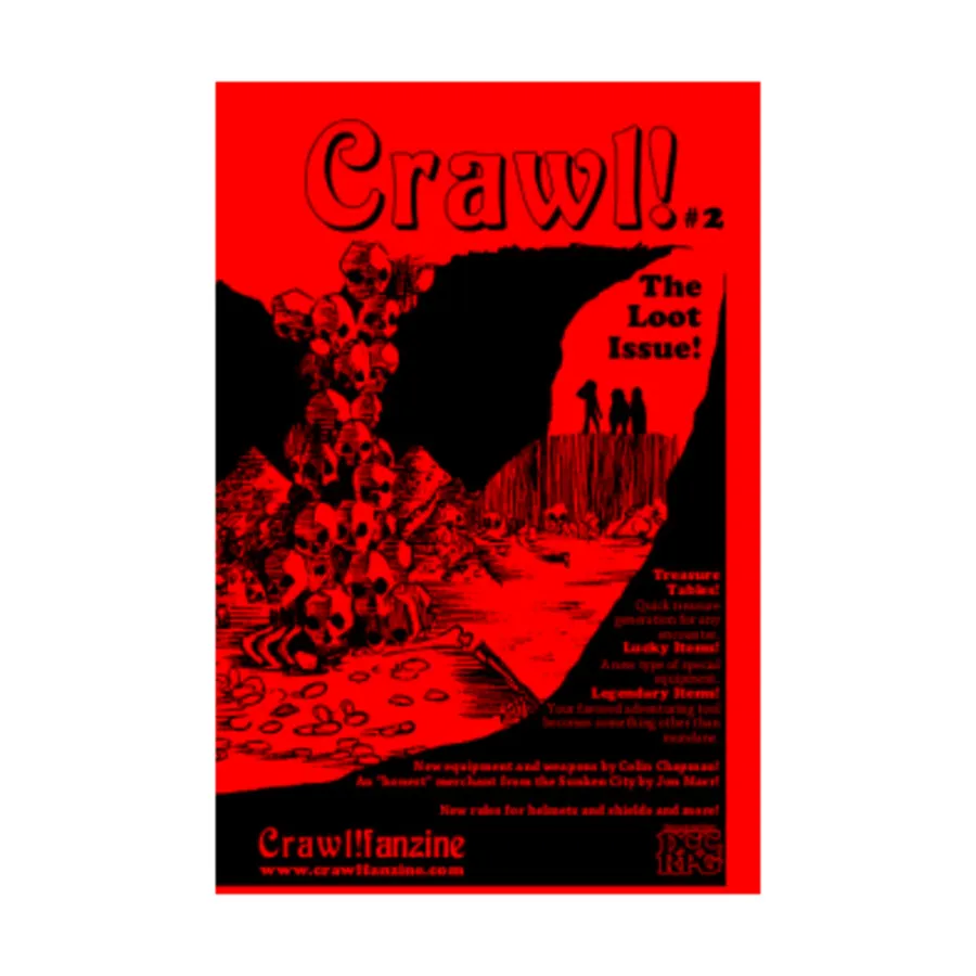 Журнал #2 "Treasure Tables, Lucky Items, Legendary Items", Crawl! Fanzine (DCC RPG)
Журнал #2 "Treasure Tables, Lucky Items, Legendary Items", Crawl! Fanzine (DCC RPG)