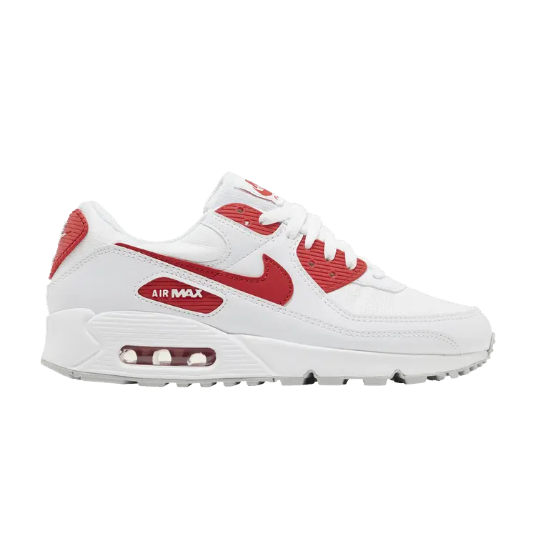 Кроссовки Nike Air Max 90 'White University Red', белый
Кроссовки Nike Air Max 90 'White University Red', белый