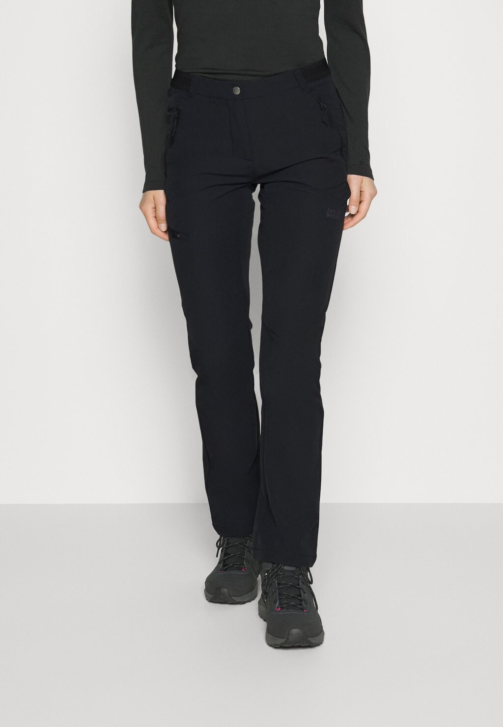 Уличные брюки Jack Wolfskin, черный
Уличные брюки Jack Wolfskin, черный