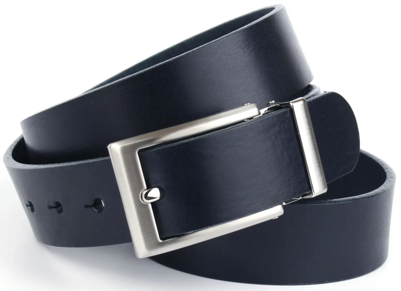 Кожаный ремень Anthoni Crown, повседневный цельнокожаный ремень длиной 3,5 см, синий
Кожаный ремень Anthoni Crown, повседневный цельнокожаный ремень длиной 3,5 см, синий