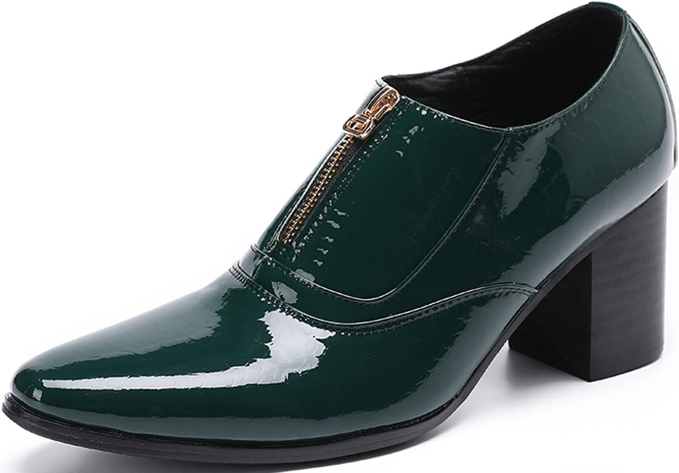 Мужские лоферы Santimon, повседневные туфли слипоны, из натуральной кожи, с острым носком, молнией, туфли на вечеринку, модные, для выпускного, смокинга, мокасины, для бальных танцев, певцов, зеленый
Мужские лоферы Santimon, повседневные туфли слипоны, из натуральной кожи, с острым носком, молнией, туфли на вечеринку, модные, для выпускного, смокинга, мокасины, для бальных танцев, певцов, зеленый