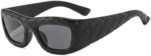 Винтажные маленькие панк-солнцезащитные очки прямоугольной формы для женщин и мужчин, солнцезащитные очки с плетением «интреччиато» для женщин, забавные очки MTZJH, C1blackgray
Винтажные маленькие панк-солнцезащитные очки прямоугольной формы для женщин и мужчин, солнцезащитные очки с плетением «интреччиато» для женщин, забавные очки MTZJH, C1blackgray