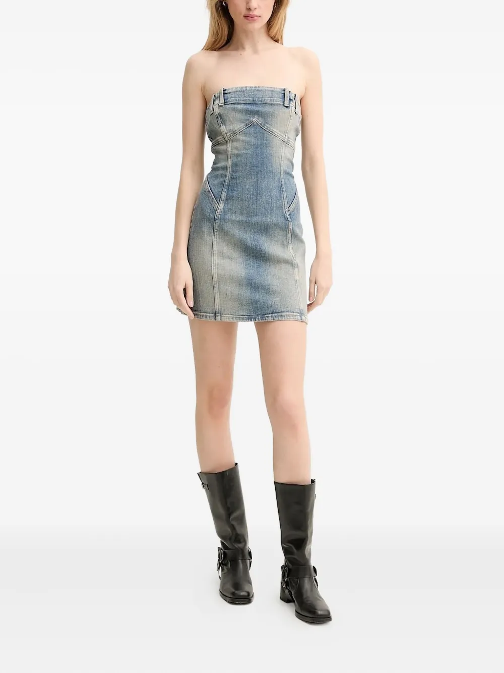 Джинсовое платье без бретелей Miss Sixty, синий
Джинсовое платье без бретелей Miss Sixty, синий