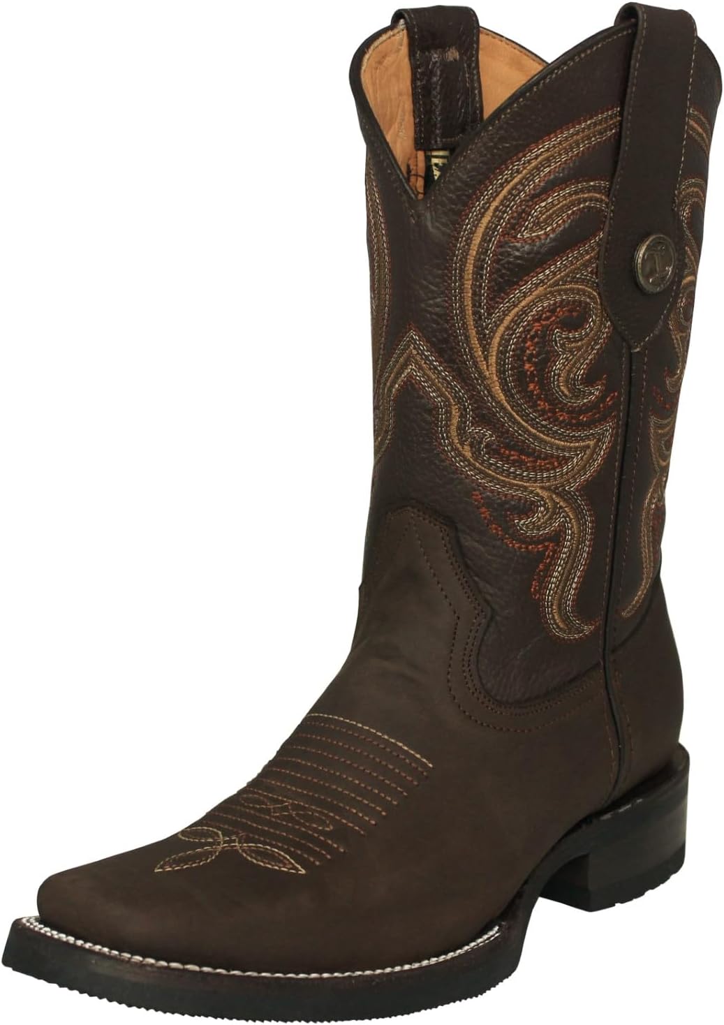 Мужские коричневые западные ковбойские сапоги Texas Legacy из кожи с резиновой подошвой, с квадратным носком, на шнуровке
Мужские коричневые западные ковбойские сапоги Texas Legacy из кожи с резиновой подошвой, с квадратным носком, на шнуровке