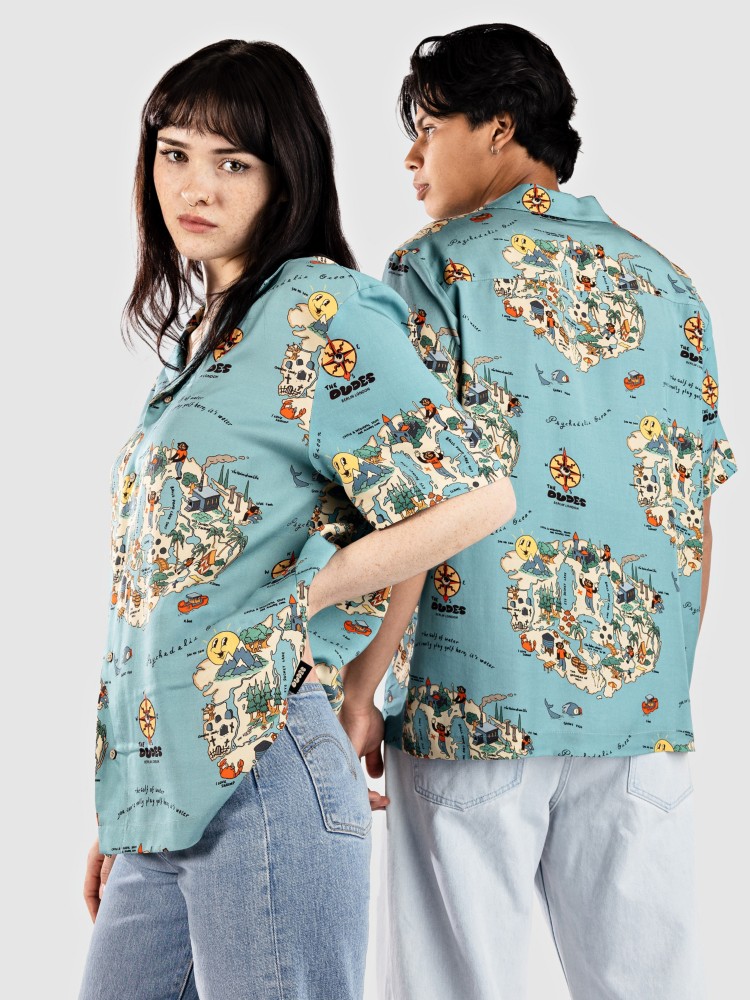 Рубашка The Dudes Dudland Hawaiian Hemd, multicolor
Рубашка The Dudes Dudland Hawaiian Hemd, multicolor