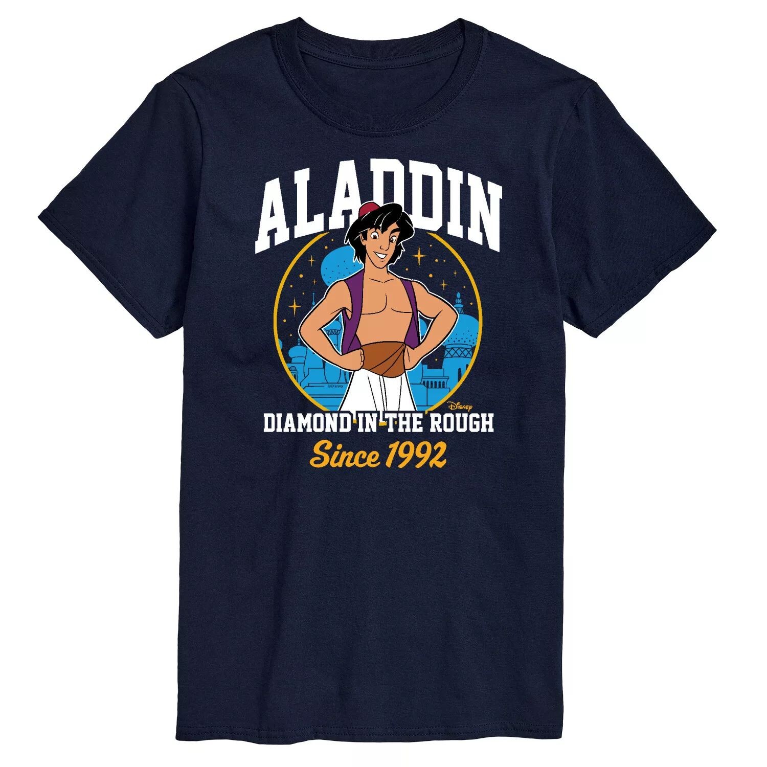 Футболка с графическими рисунками Princess Big & Tall Aladdin Collegiate Disney, синий
Футболка с графическими рисунками Princess Big & Tall Aladdin Collegiate Disney, синий