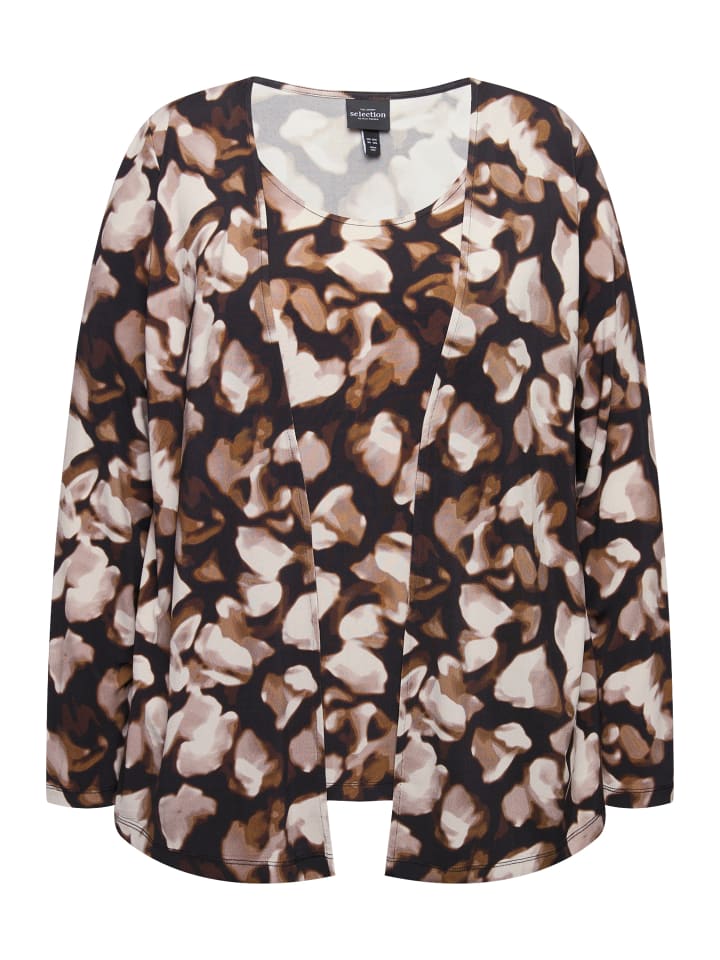 Футболка Ulla Popken Longshirt, черный
Футболка Ulla Popken Longshirt, черный