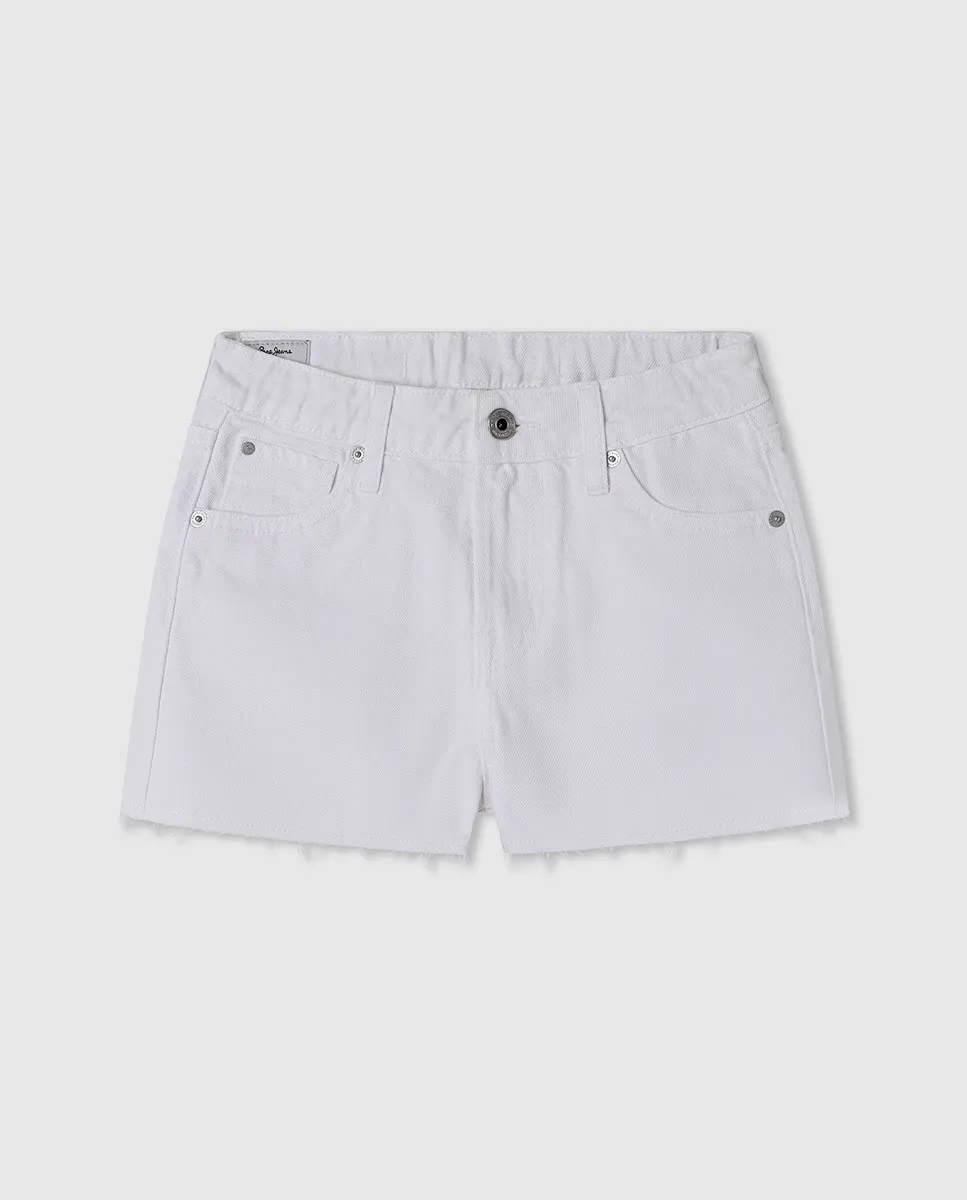 Шорты А-силуэта для девочек с высокой талией Pepe Jeans, голубой
Шорты А-силуэта для девочек с высокой талией Pepe Jeans, голубой