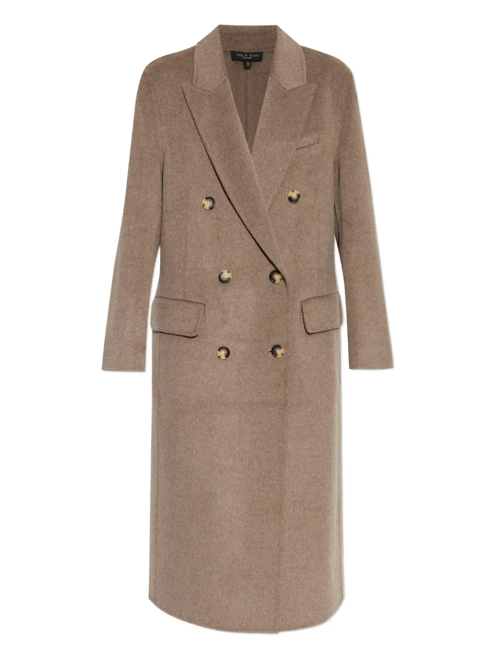 Двубортное шерстяное пальто rag & bone, нейтральный
Двубортное шерстяное пальто rag & bone, нейтральный