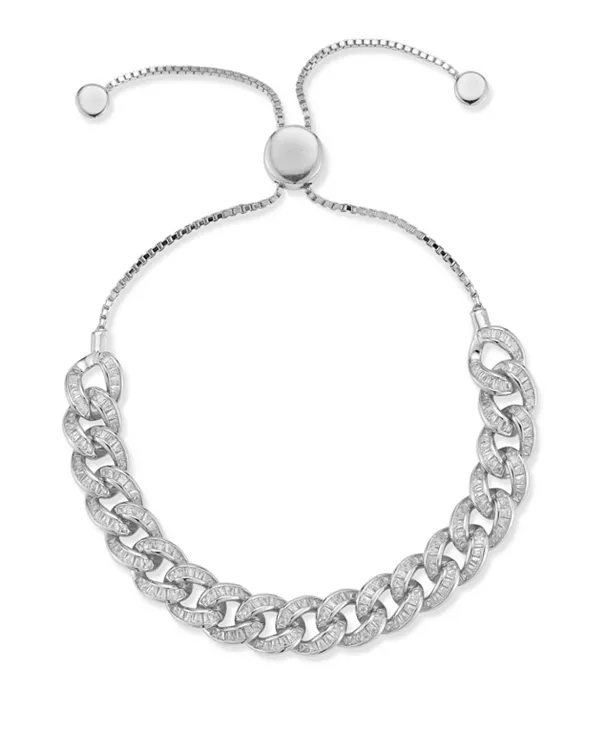 Браслет-Багет из стерлингового серебра с регулируемой огранкой Rachel Zoe, silver
Браслет-Багет из стерлингового серебра с регулируемой огранкой Rachel Zoe, silver