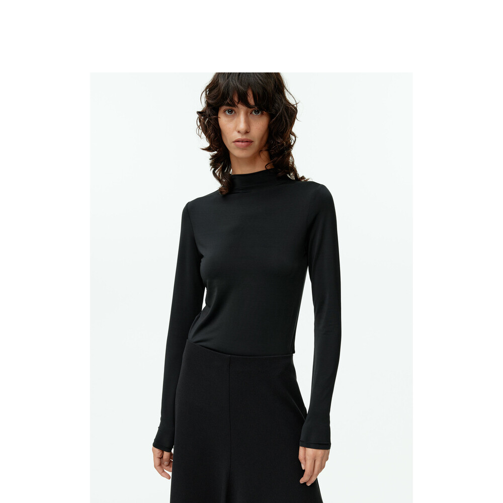 Рубашка женская Arket с высоким воротником и длинными рукавами, черный
Рубашка женская Arket с высоким воротником и длинными рукавами, черный