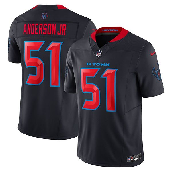 Мужская футболка Will Anderson Jr Navy Houston Texans 2nd Alternate Vapor FUSE Limited Nike
Мужская футболка Will Anderson Jr Navy Houston Texans 2nd Alternate Vapor FUSE Limited Nike