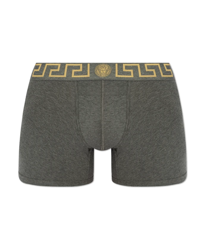 Хлопковые боксерские шорты Versace, серый
Хлопковые боксерские шорты Versace, серый