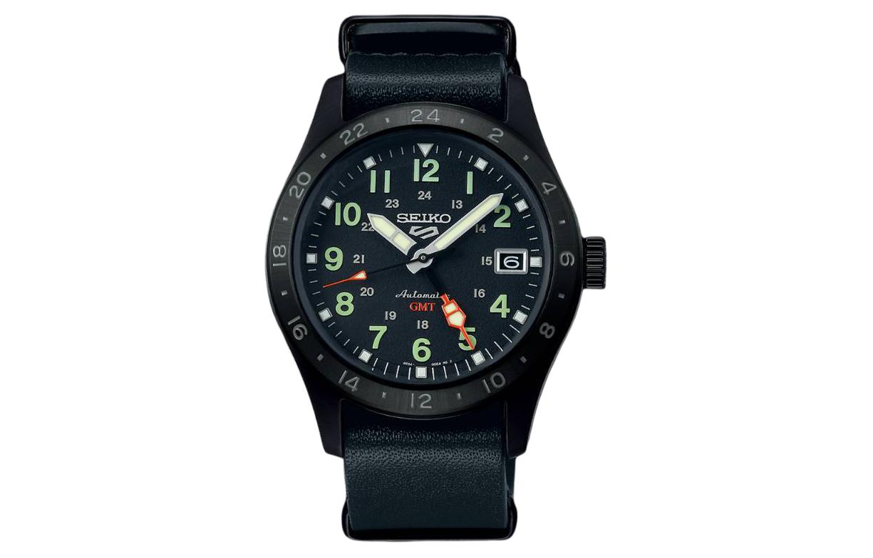 Автоматический механизм Натуральный кожаный ремешок Японские / Корейские часы 39,4 мм Унисекс Черный циферблат SEIKO
Автоматический механизм Натуральный кожаный ремешок Японские / Корейские часы 39,4 мм Унисекс Черный циферблат SEIKO