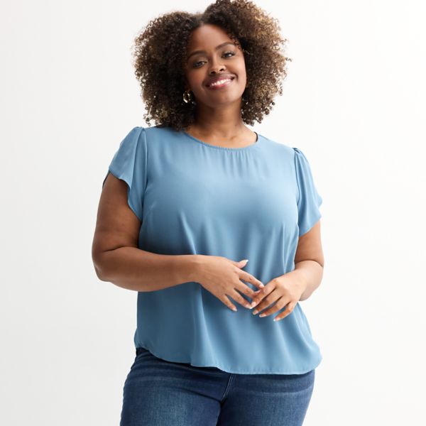 Блузка с рюшами и отложным воротником на пуговицах с задней панелью больших размеров Catherine Malandrino, цвет blue floral
Блузка с рюшами и отложным воротником на пуговицах с задней панелью больших размеров Catherine Malandrino, цвет blue floral