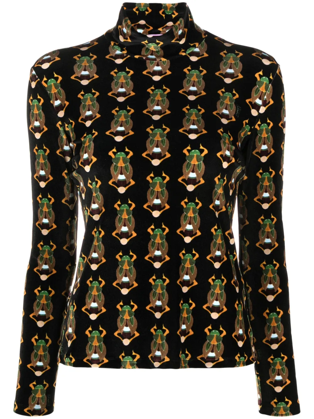 Бархатная футболка с узором La DoubleJ, черный
Бархатная футболка с узором La DoubleJ, черный