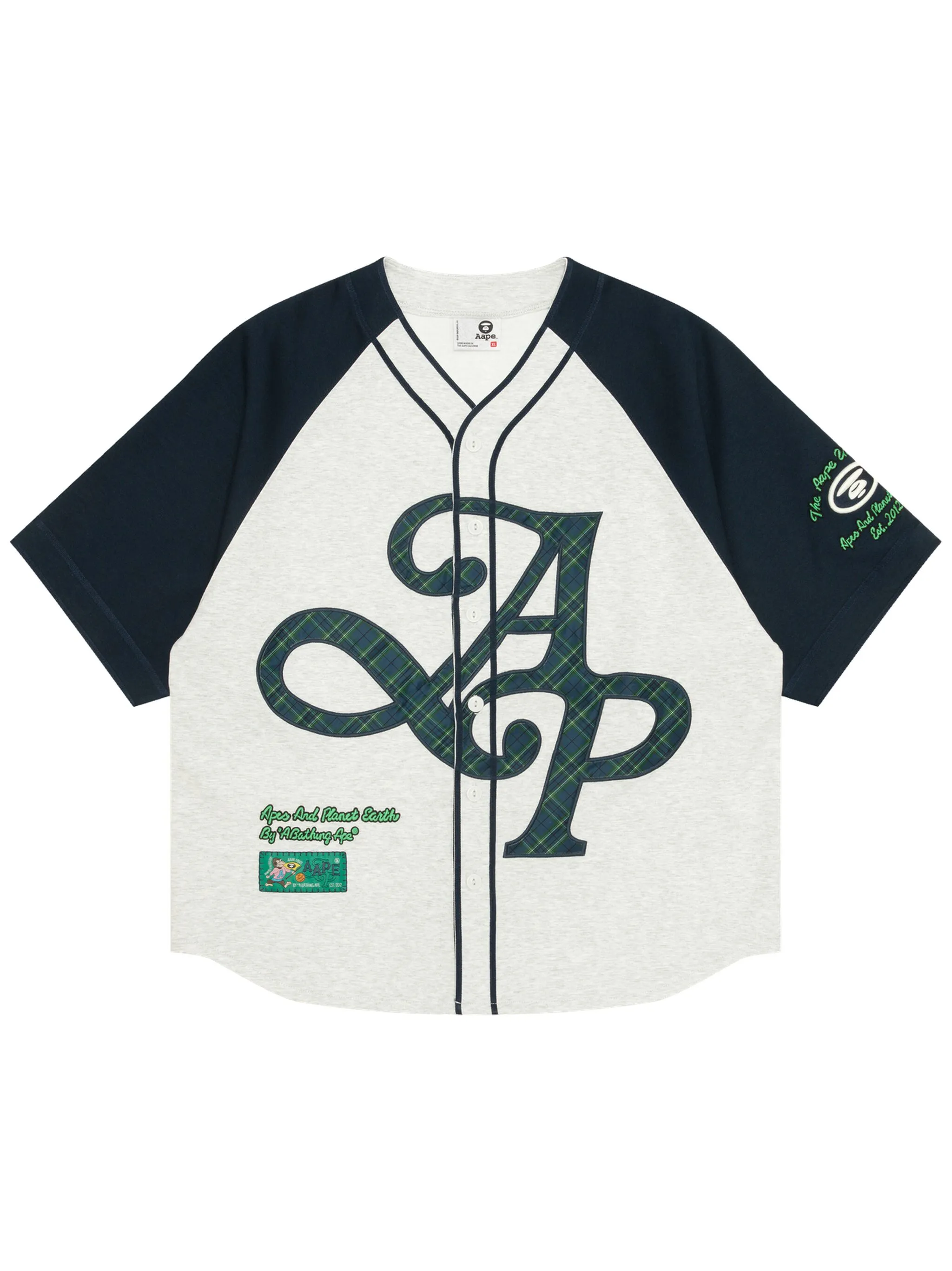 Рубашка с логотипом Aape By A Bathing Ape, серый
Рубашка с логотипом Aape By A Bathing Ape, серый