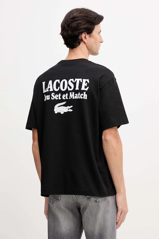 Хлопковая футболка Lacoste, черный
Хлопковая футболка Lacoste, черный