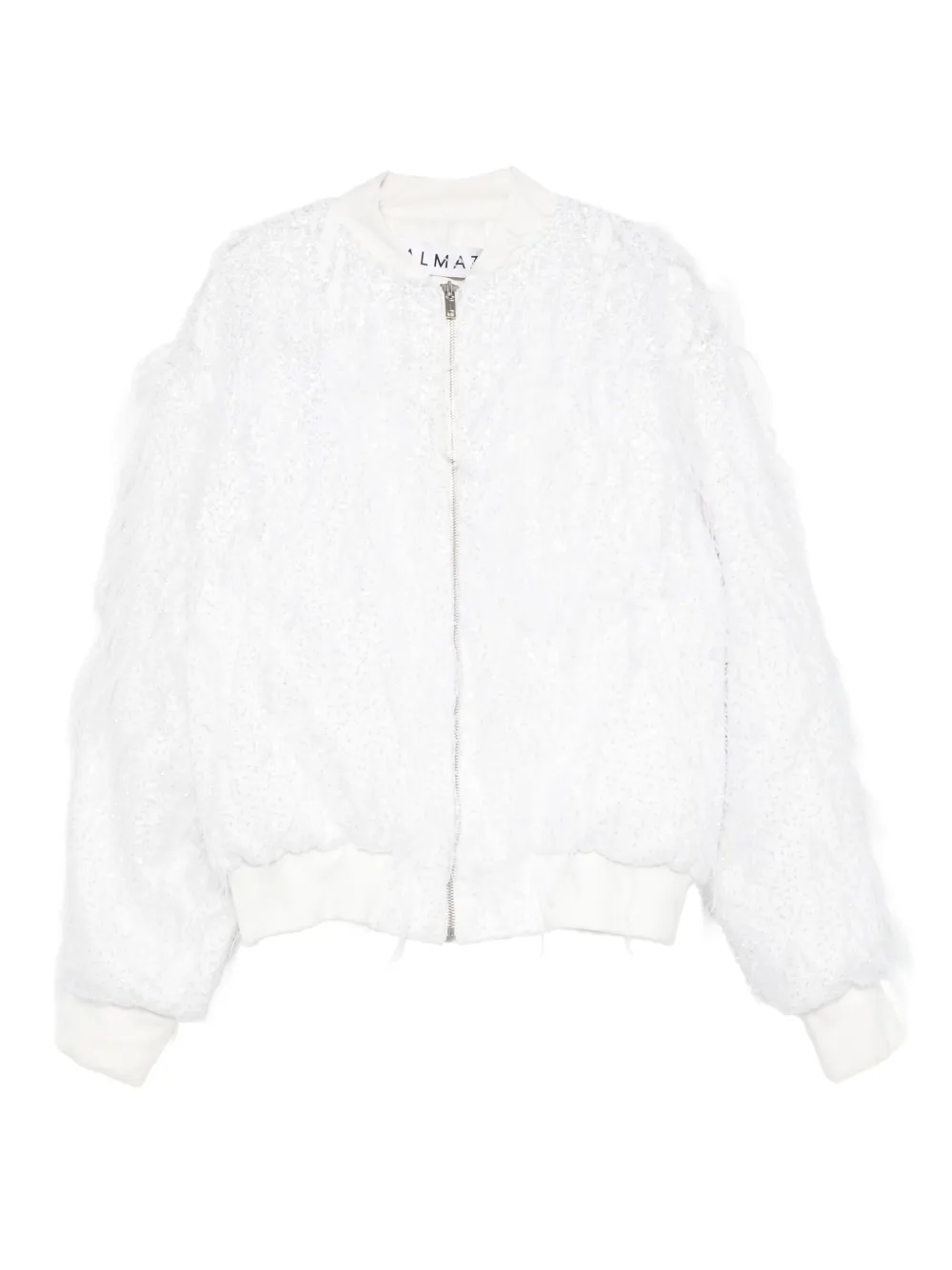 Бомбер с пайетками Almaz, белый
Бомбер с пайетками Almaz, белый