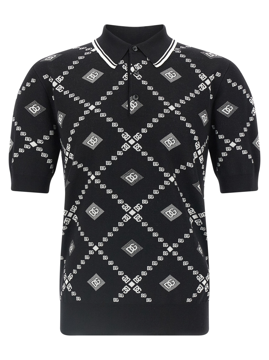 Вязаная рубашка-поло DOLCE & GABBANA, черный
Вязаная рубашка-поло DOLCE & GABBANA, черный