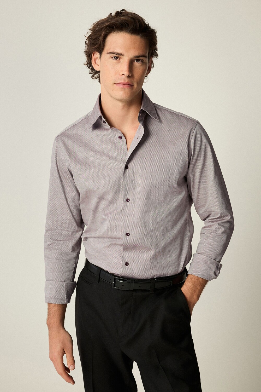 Рубашка с длинным рукавом и одинарной манжетой из 100% хлопковой фактуры Next, коричневый
Рубашка с длинным рукавом и одинарной манжетой из 100% хлопковой фактуры Next, коричневый