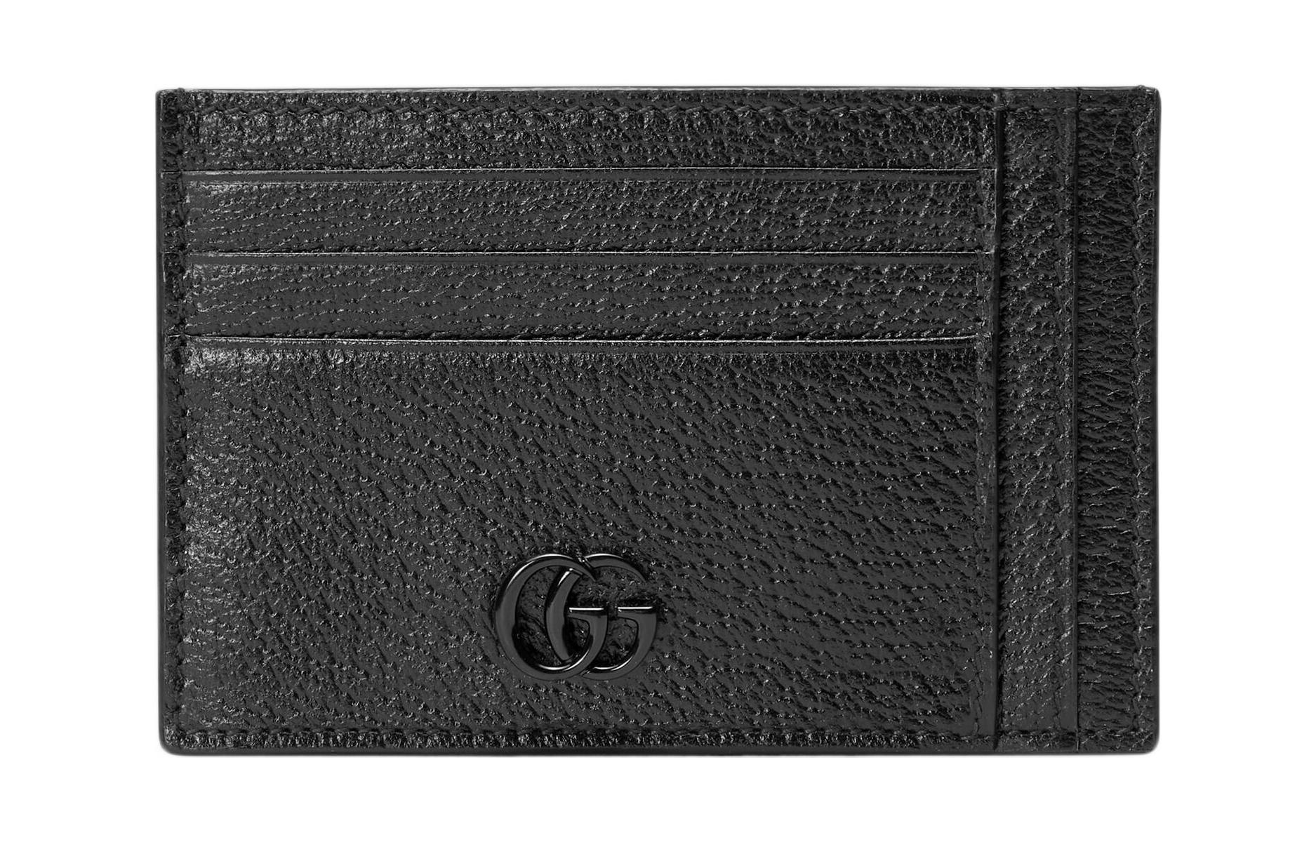 Кожаный кардхолдер Marmont Men's Black GUCCI 
Кожаный кардхолдер Marmont Men's Black GUCCI