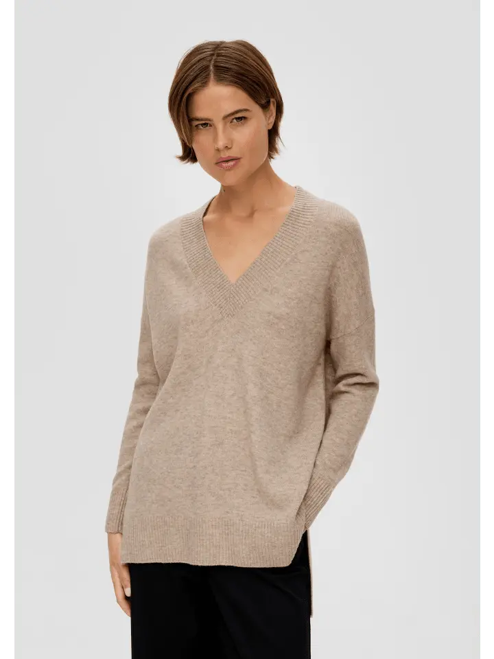 Пуловер sOliver Strick langarm, коричневый
Пуловер sOliver Strick langarm, коричневый