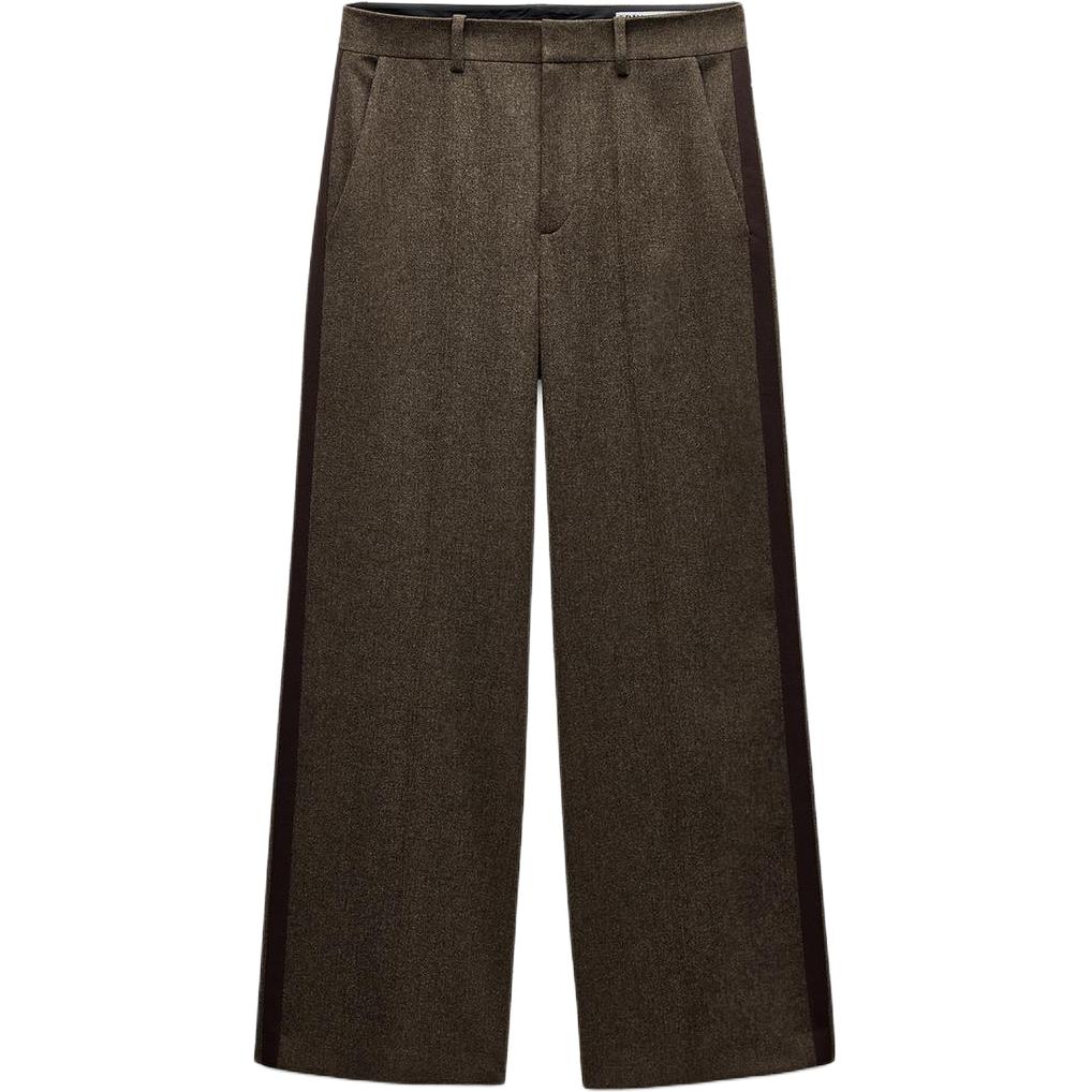 ZW Series Брюки повседневные женские коричневые ZARA
ZW Series Брюки повседневные женские коричневые ZARA