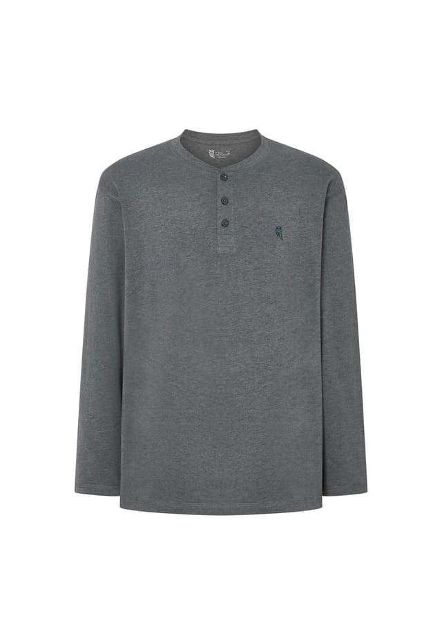 Пижамный верх футболка короткий рукав трикотажная планка на пуговицах однотонный серый El Búho Nocturno, серый
Пижамный верх футболка короткий рукав трикотажная планка на пуговицах однотонный серый El Búho Nocturno, серый