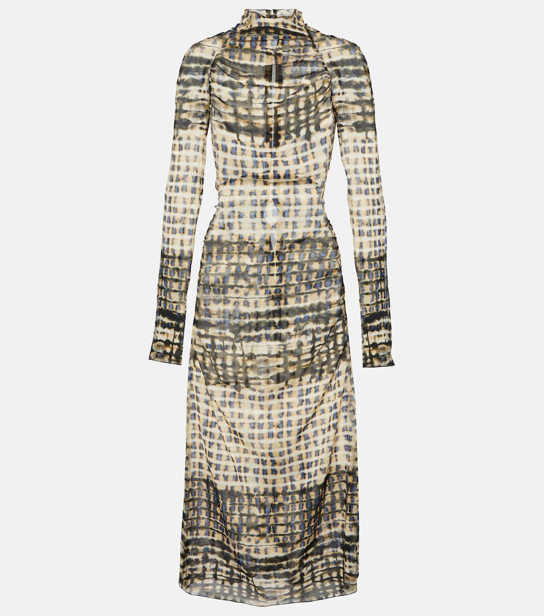 Платье миди из смесового шелка со змеиным принтом Knwls, мультиколор
Платье миди из смесового шелка со змеиным принтом Knwls, мультиколор