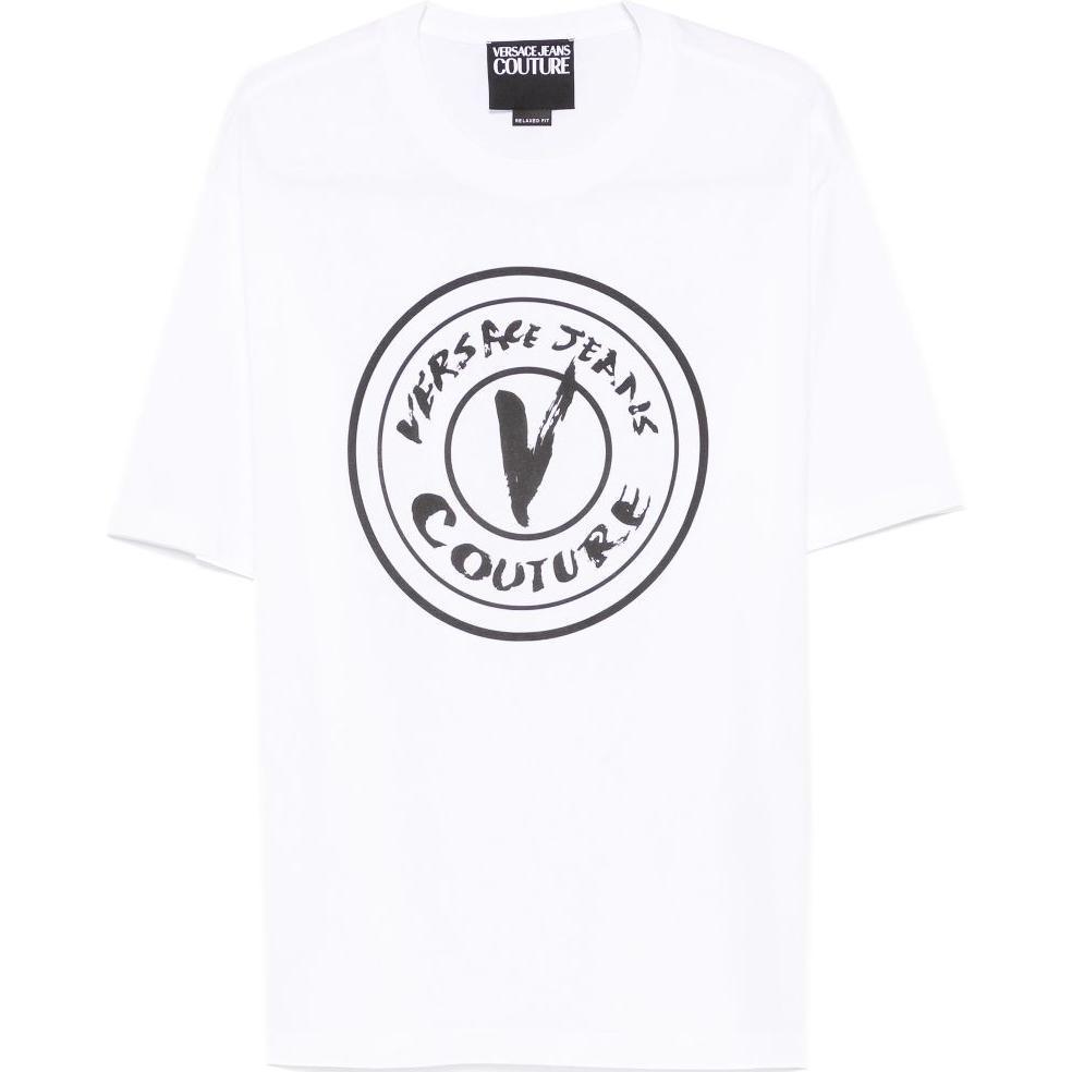 Футболка с V-образным логотипом VERSACE JEANS COUTURE, белый
Футболка с V-образным логотипом VERSACE JEANS COUTURE, белый