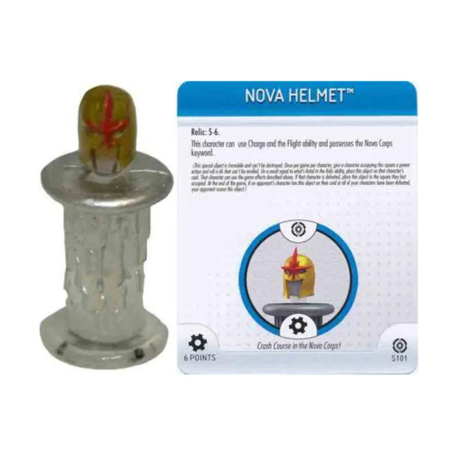 Шлем Нова (ограниченное издание) (LE), Marvel HeroClix - Galactic Guardians - Singles
Шлем Нова (ограниченное издание) (LE), Marvel HeroClix - Galactic Guardians - Singles